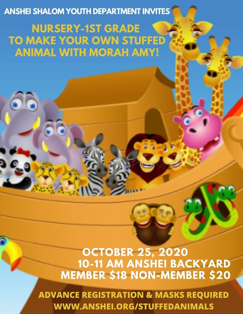Banner Image for Parshat Noach Make Your Own Stuffed Animal